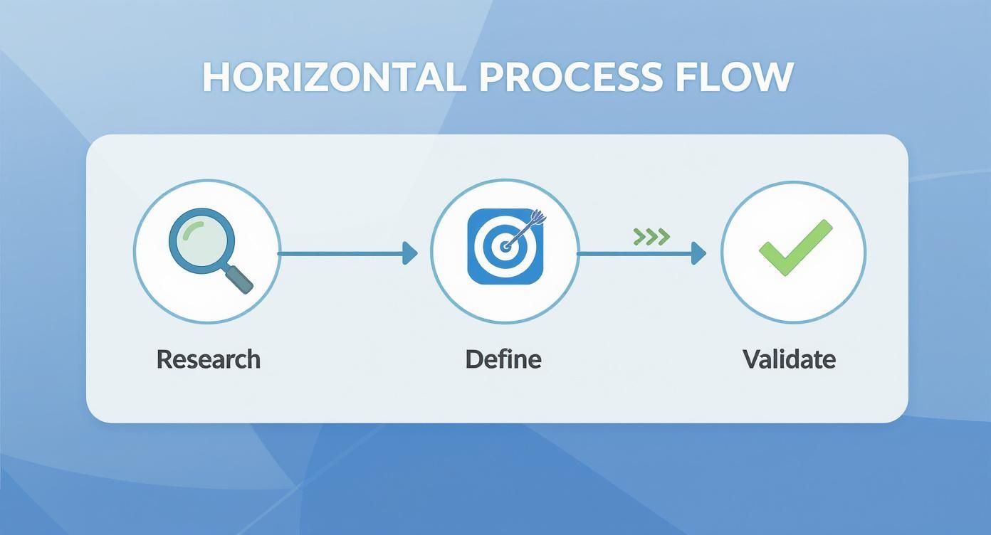Infographic about how to launch an app