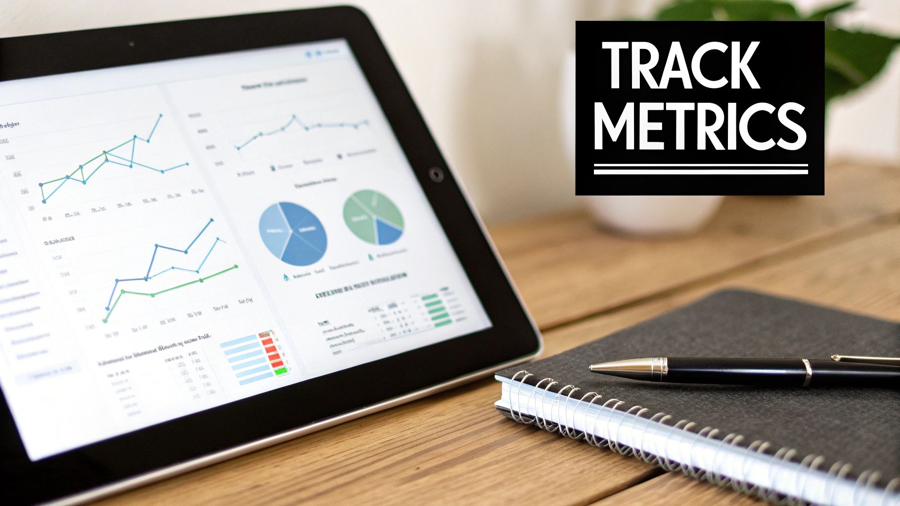 A person analyzing complex data visualizations and charts on a large screen, representing the process of turning app analytics into actionable insights.