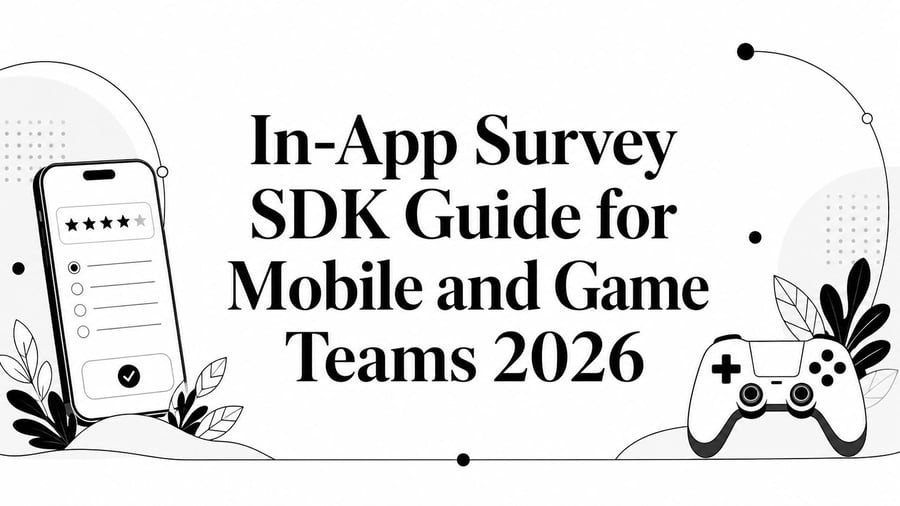 In-App Survey SDK Guide for Mobile and Game Teams 2026