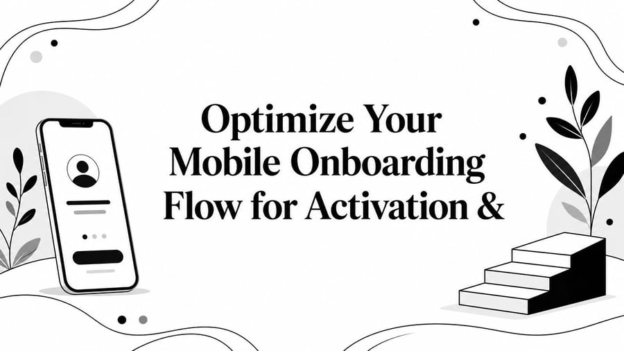 Optimize Your Mobile Onboarding Flow for Activation &