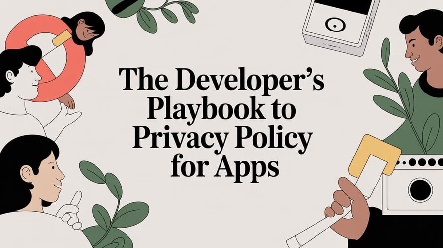 The Developer's Playbook to Privacy Policy for Apps