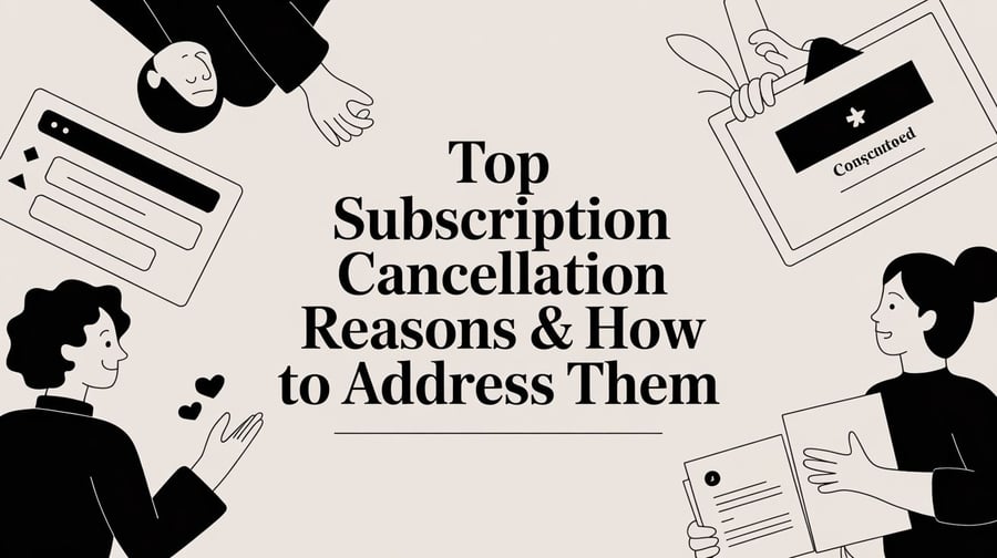 Top Subscription Cancellation Reasons & How to Address Them